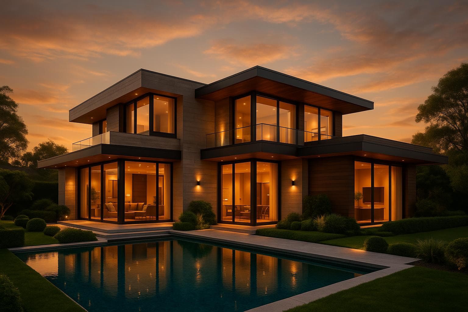 Renovated house exterior